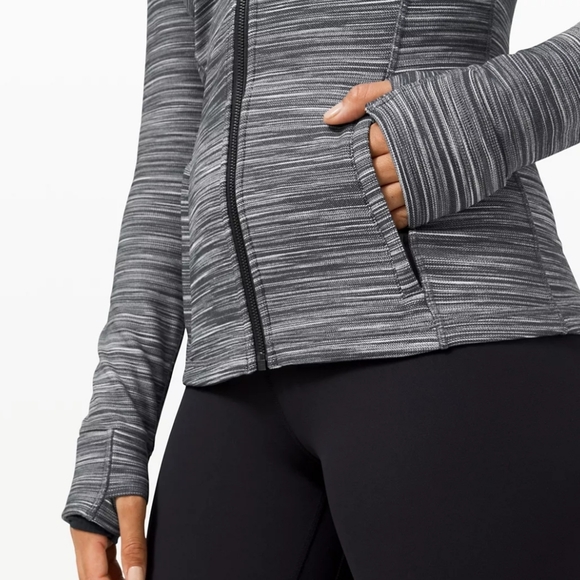 Lululemon Define Hooded Nulu Jacket HBLK/WHT/BLK 4 - Picture 7 of 13